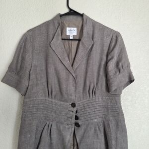 Armani Short Sleeve Gray Blazer